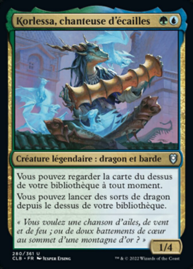 Korlessa, chanteuse d'écailles