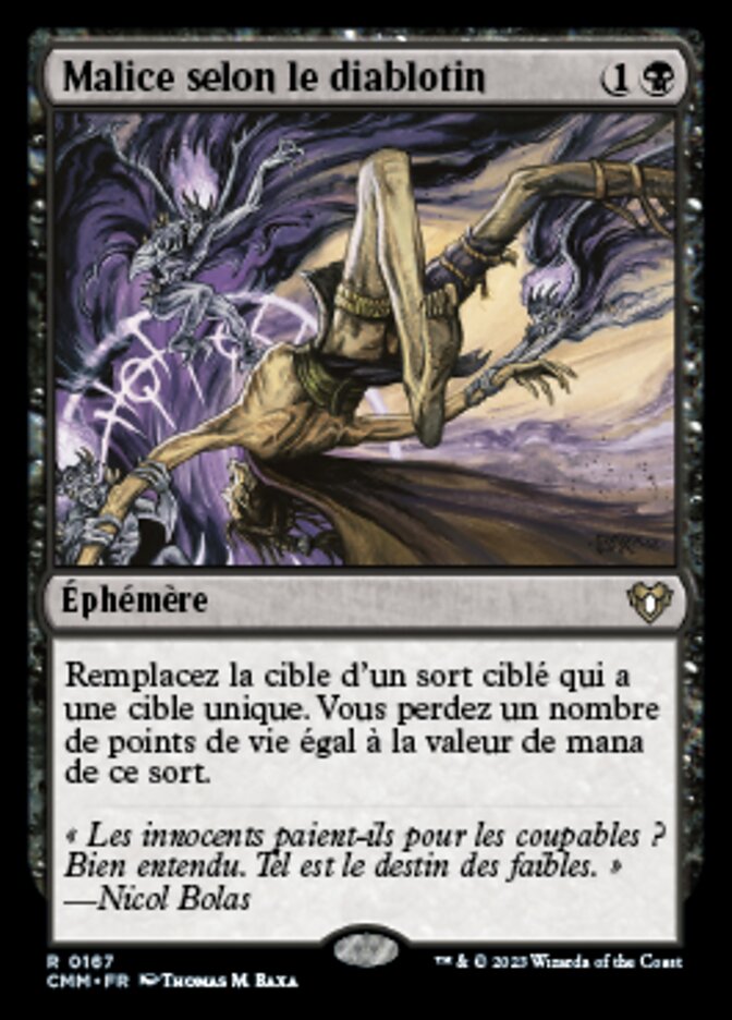 Malice selon le diablotin