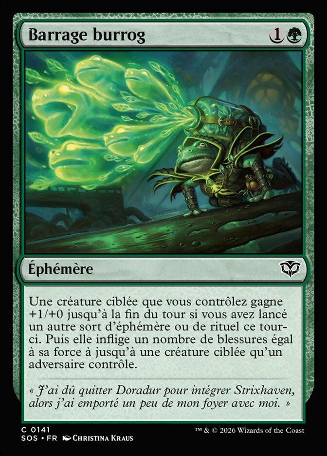 Barrage burrog