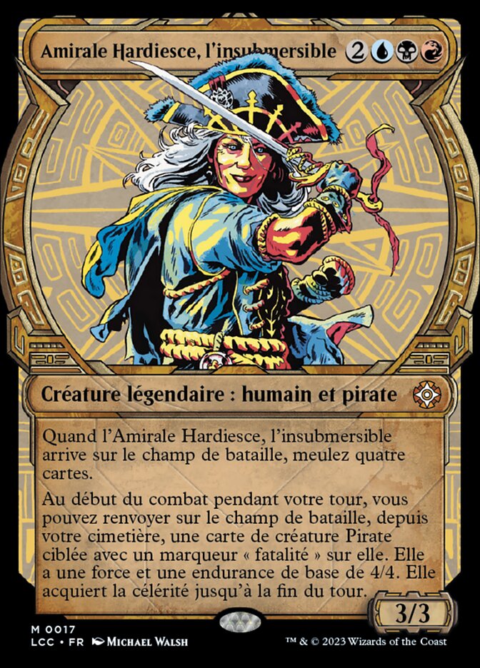 Amirale Hardiesce, l'insubmersible