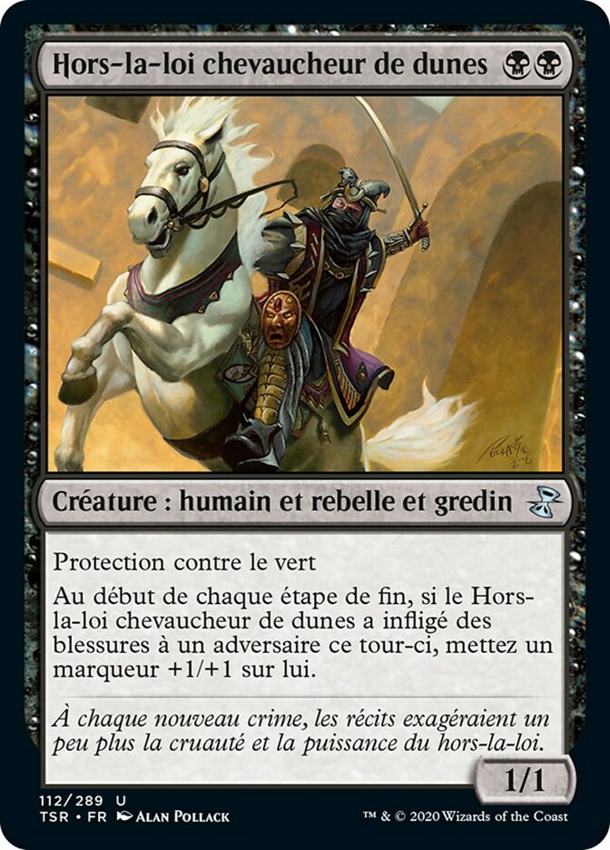 Hors-la-loi chevaucheur de dunes