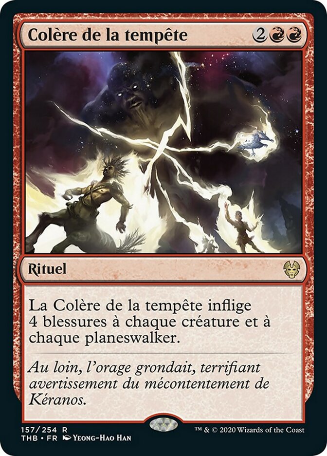 Colère de la tempête