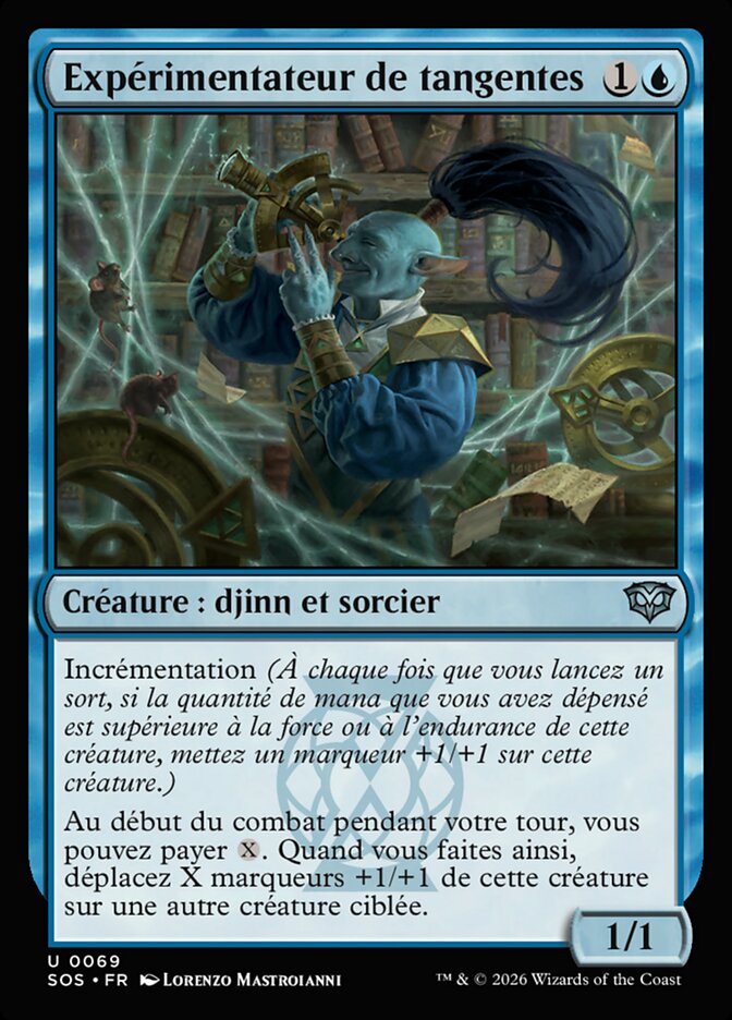 Expérimentateur de tangentes