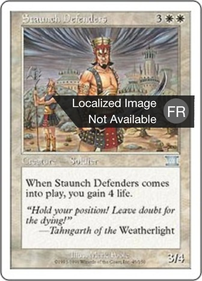 Défenseurs inébranlables