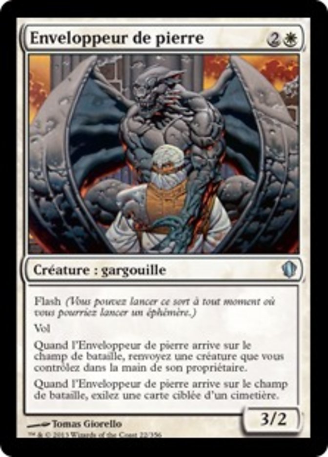 Enveloppeur de pierre