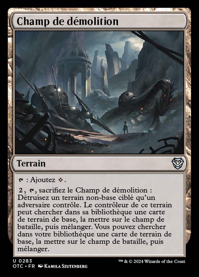 Champ de démolition