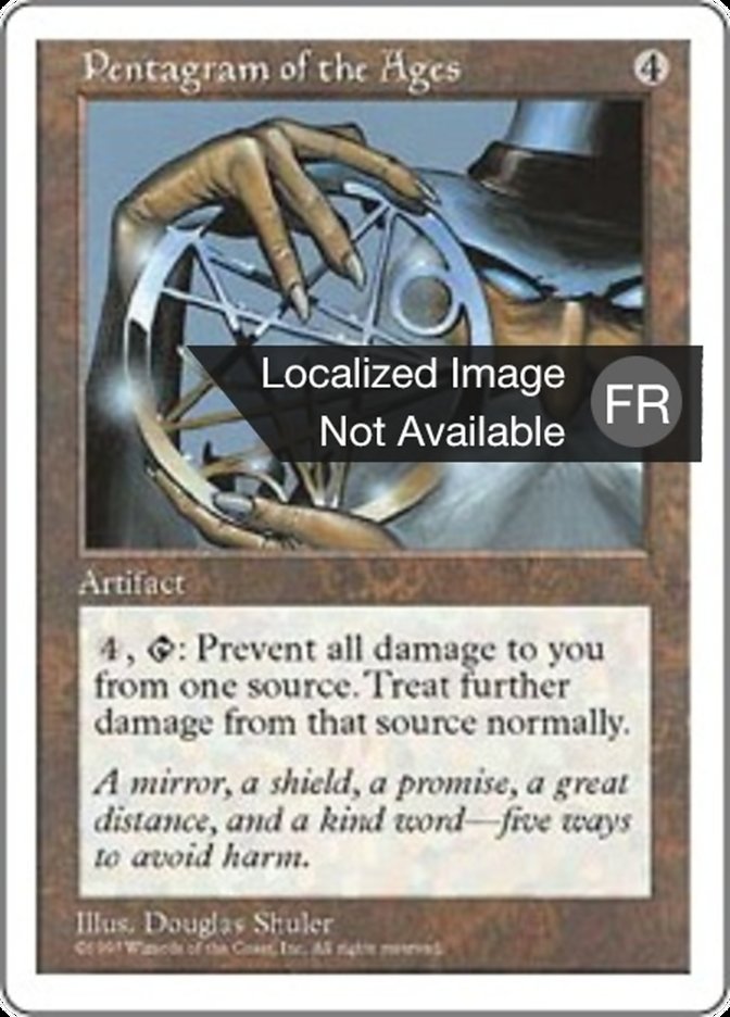 Pentagramme des temps anciens