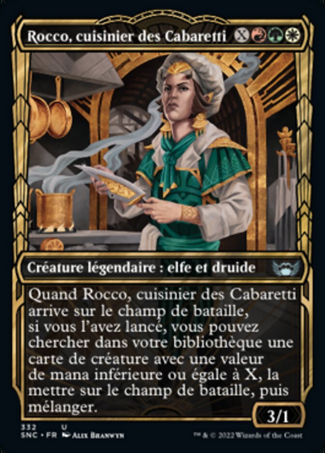 Rocco, cuisinier des Cabaretti