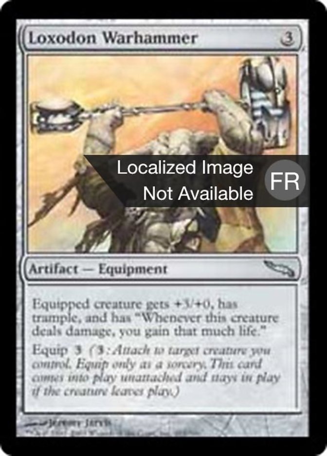 Marteau de guerre loxodon