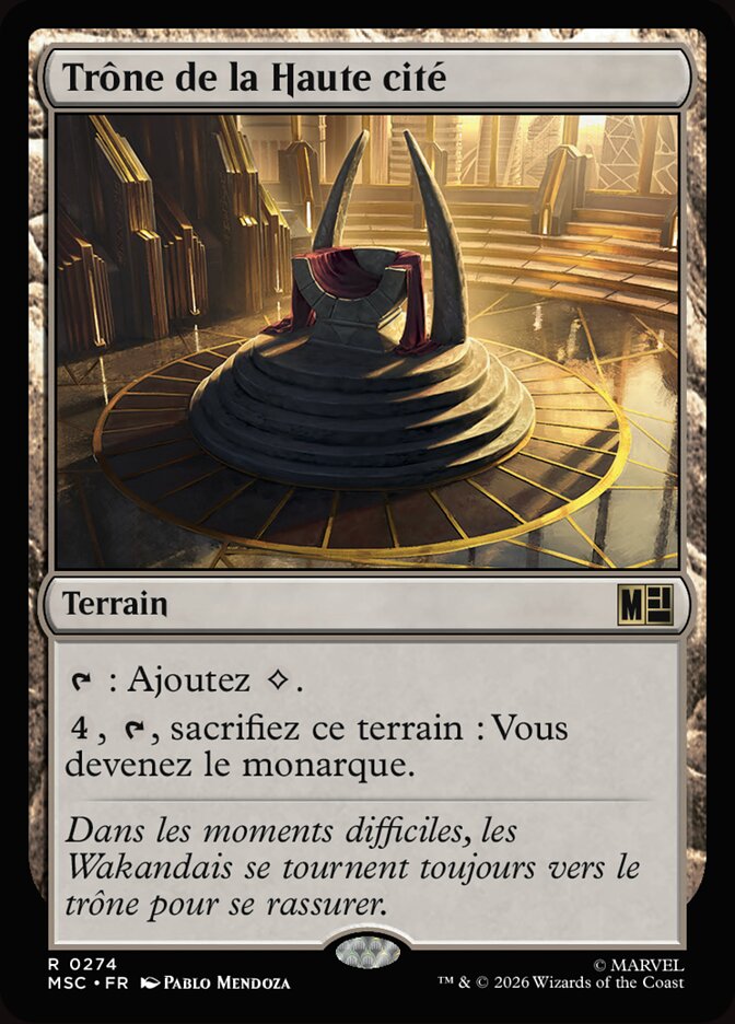 Trône de la Haute cité