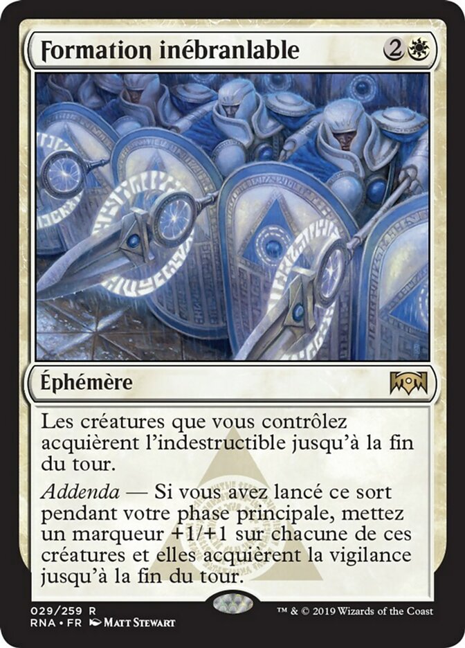 Formation inébranlable