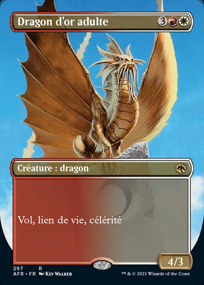 Dragon d'or adulte