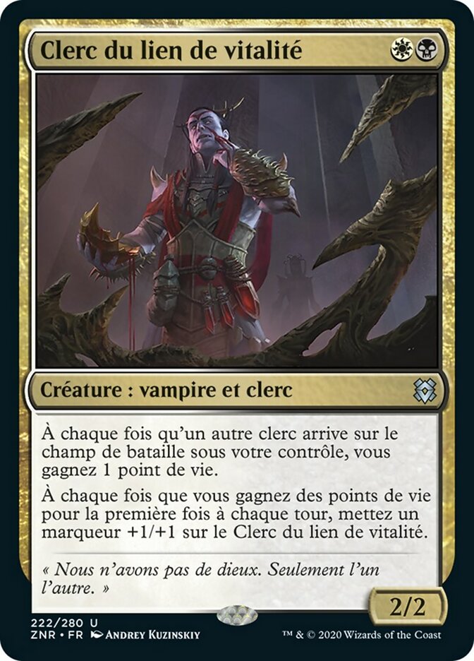 Clerc du lien de vitalité