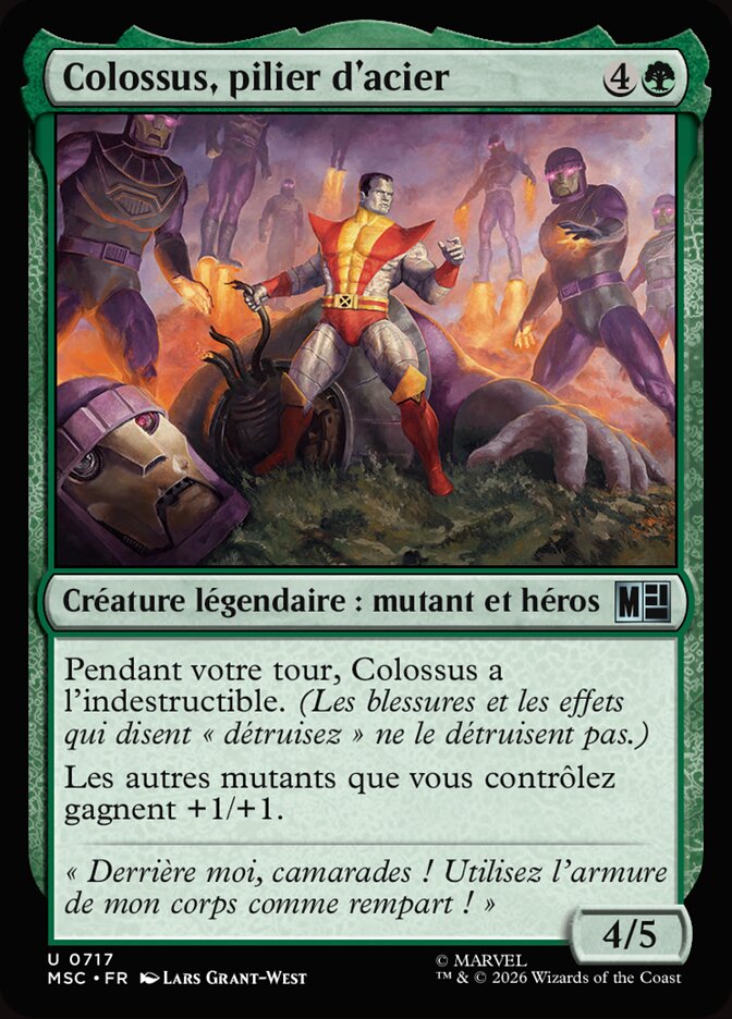 Colossus, pilier d'acier