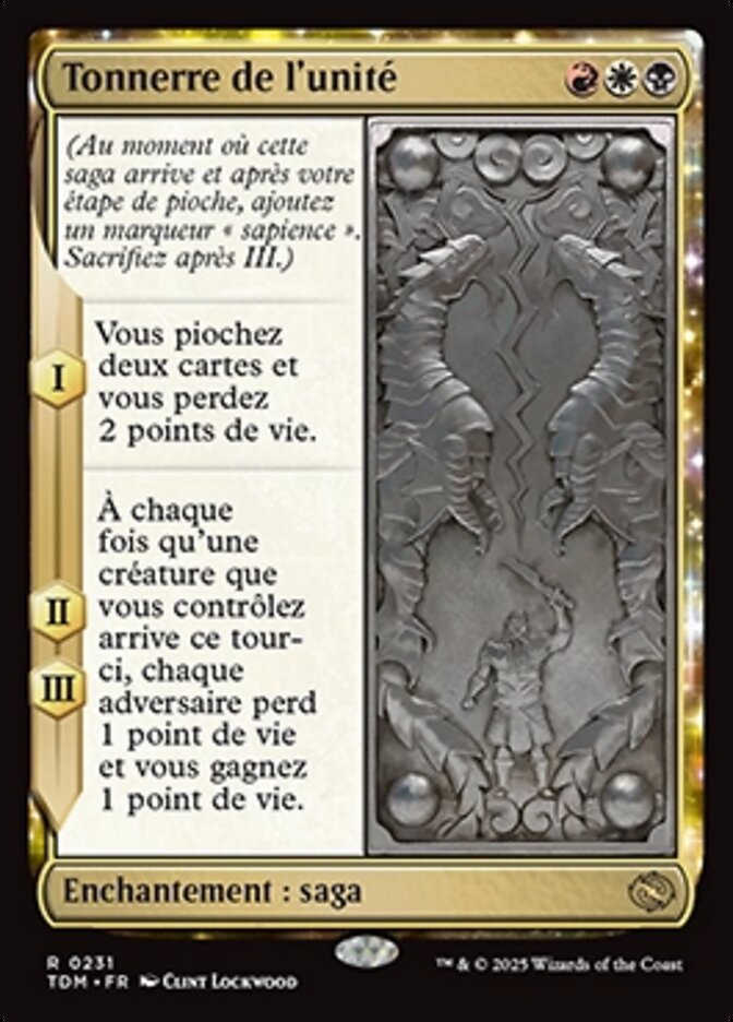 Tonnerre de l'unité