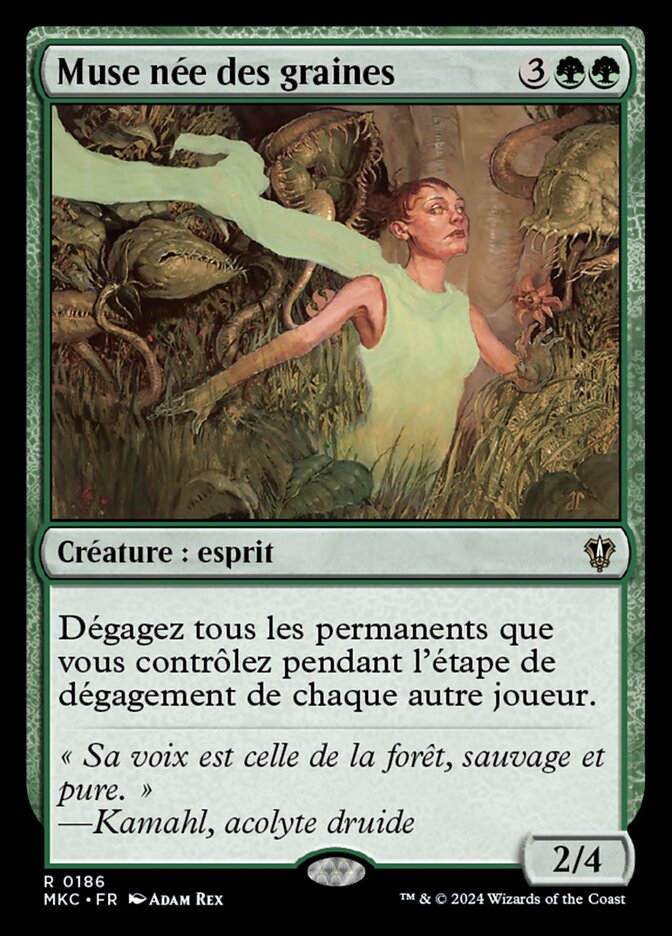 Muse née des graines