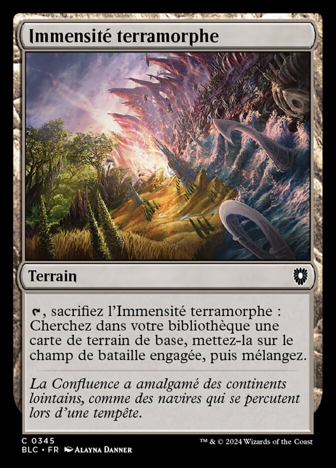 Immensité terramorphe