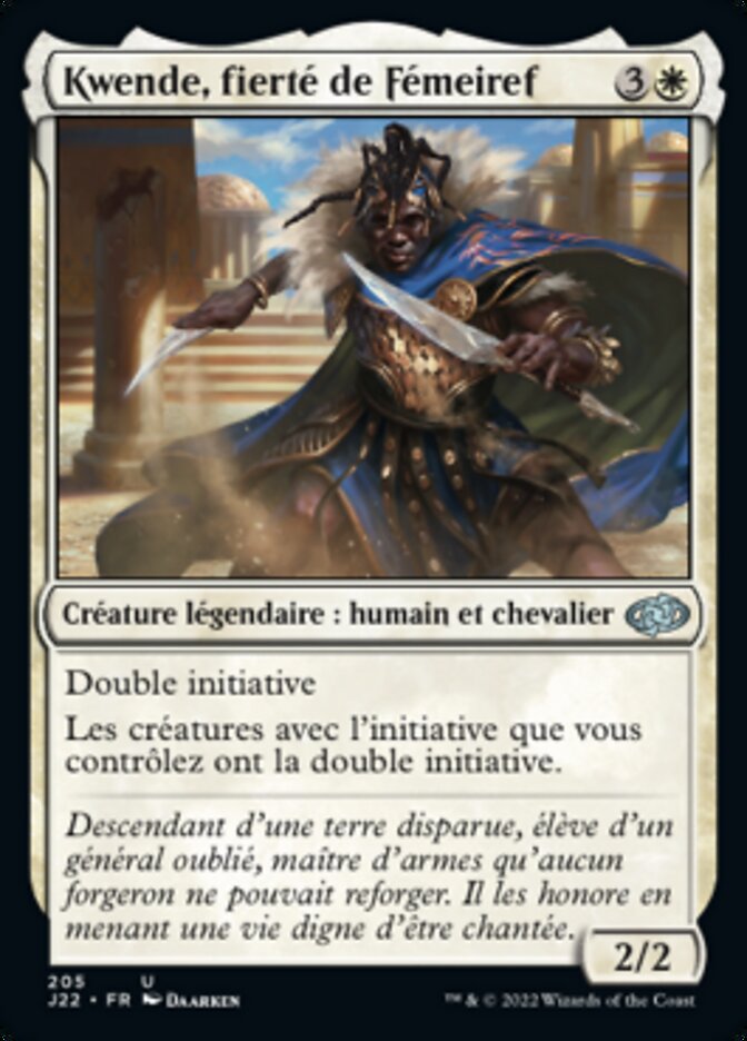 Kwende, fierté de Fémeiref