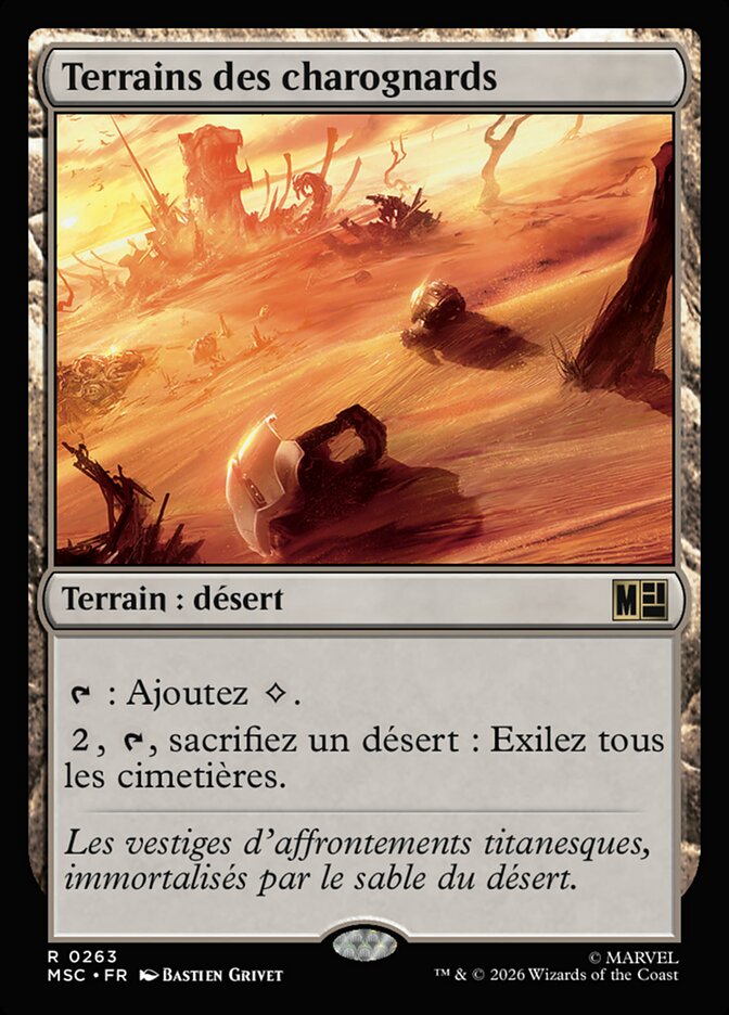 Terrains des charognards