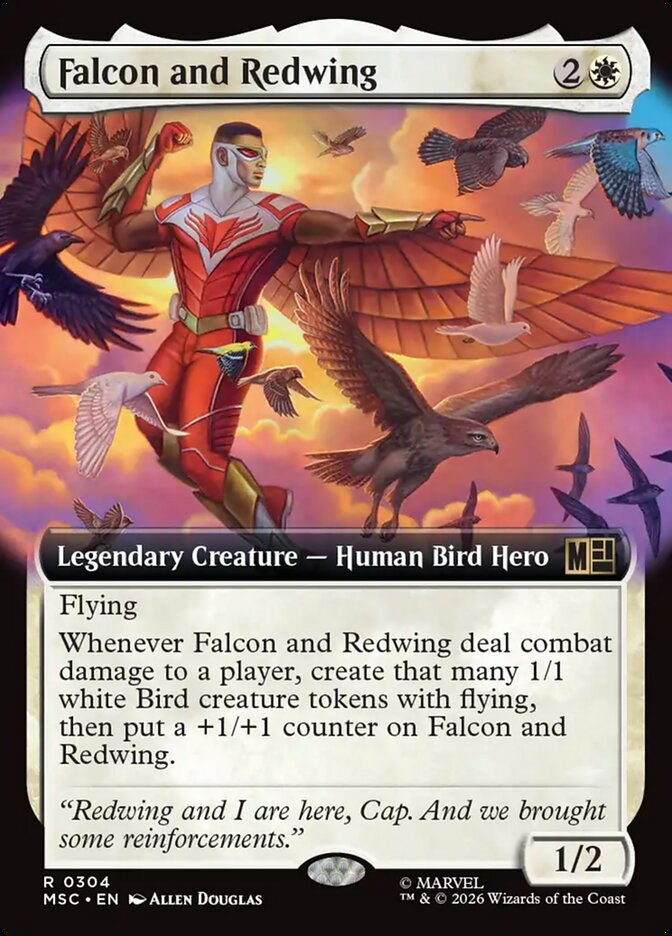 Falcon and Redwing