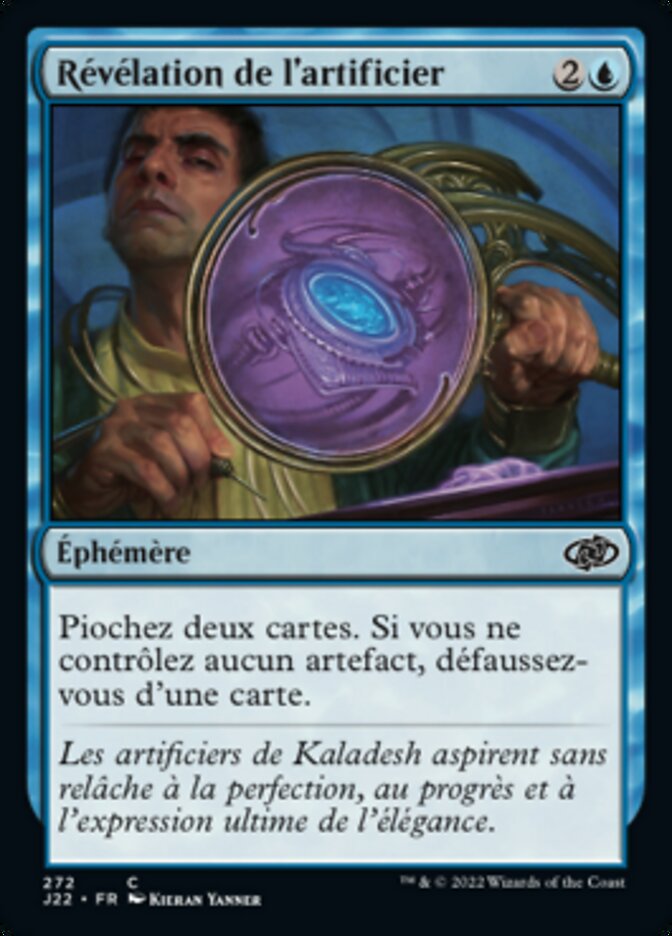 Révélation de l'artificier