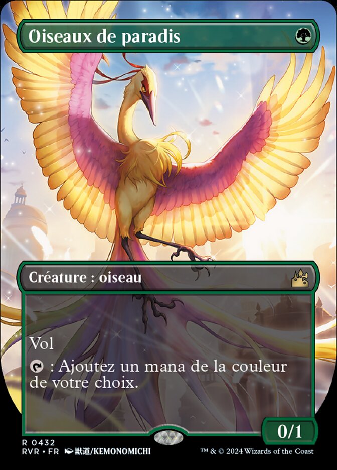Oiseaux de paradis