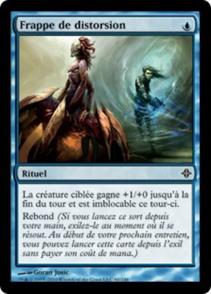 Frappe de distorsion