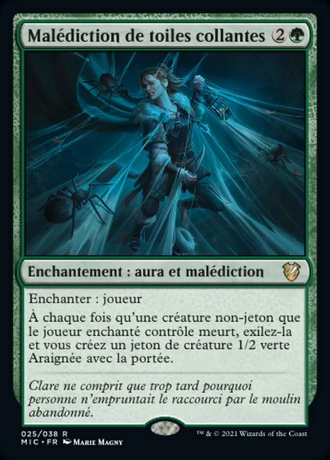 Malédiction de toiles collantes