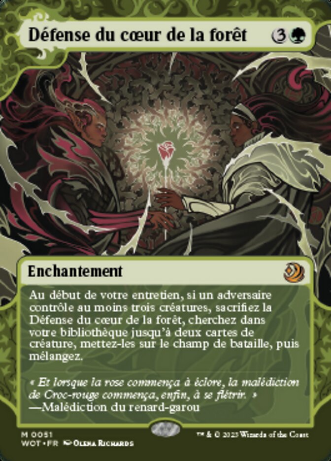Défense du cœur de la forêt