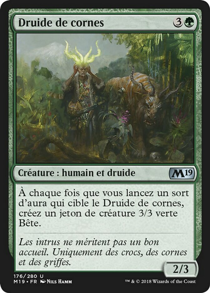 Druide de cornes