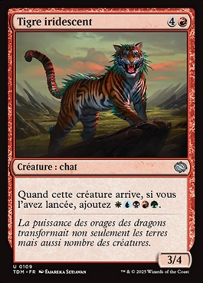 Tigre iridescent