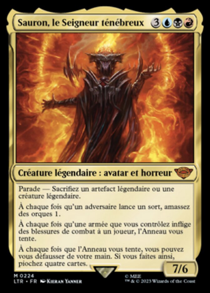 Sauron, le Seigneur ténébreux