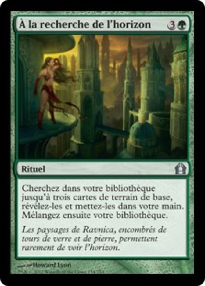 À la recherche de l'horizon