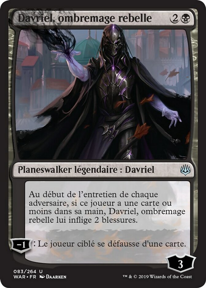 Davriel, ombremage rebelle