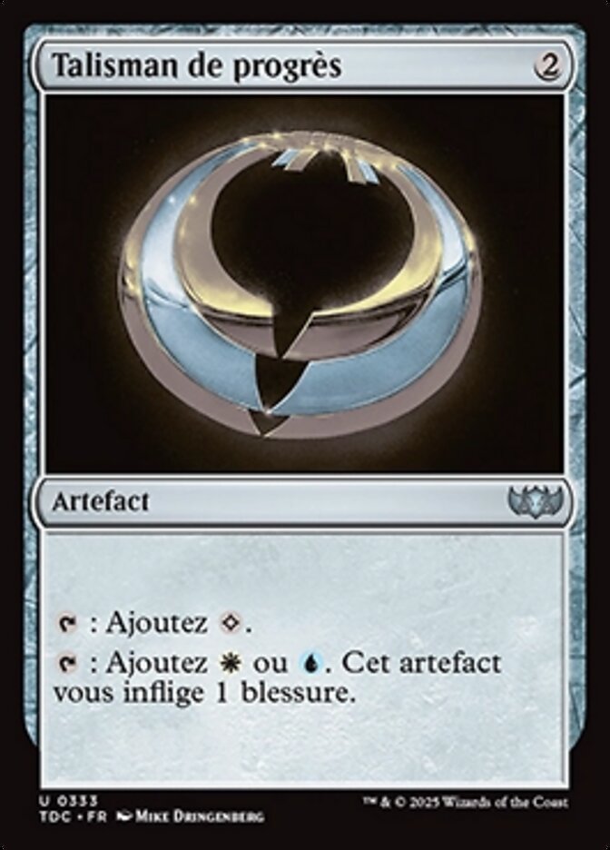 Talisman de progrès