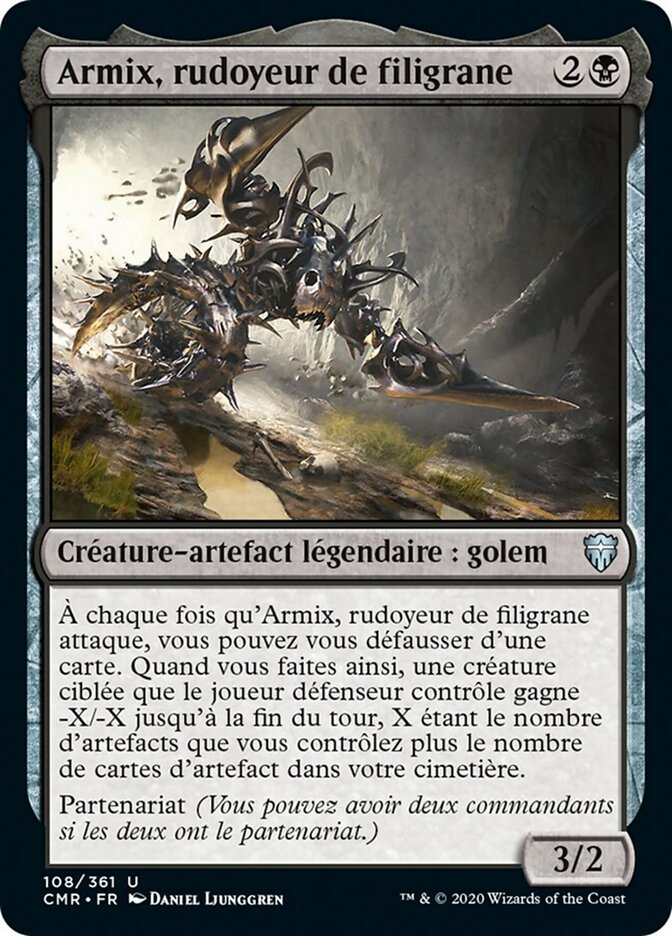 Armix, rudoyeur de filigrane