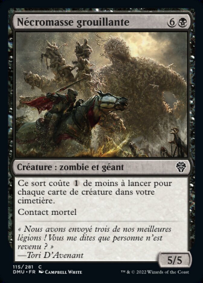 Nécromasse grouillante
