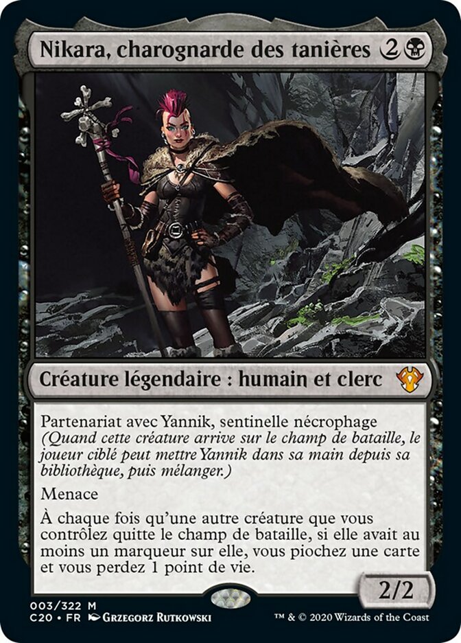 Nikara, charognarde des tanières