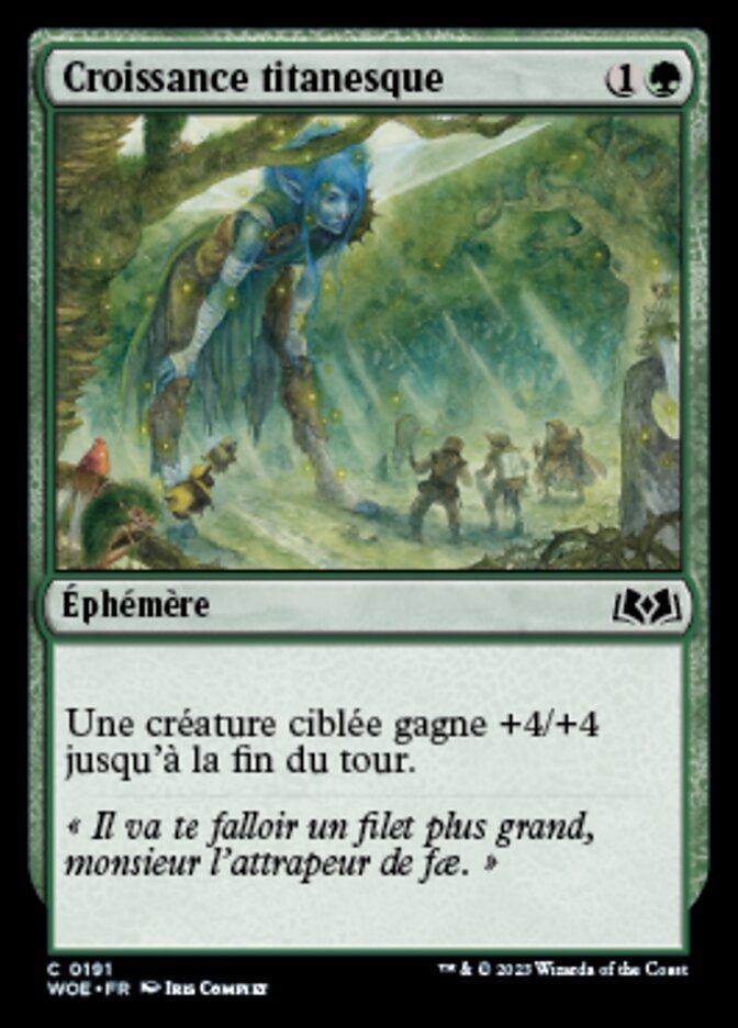 Croissance titanesque