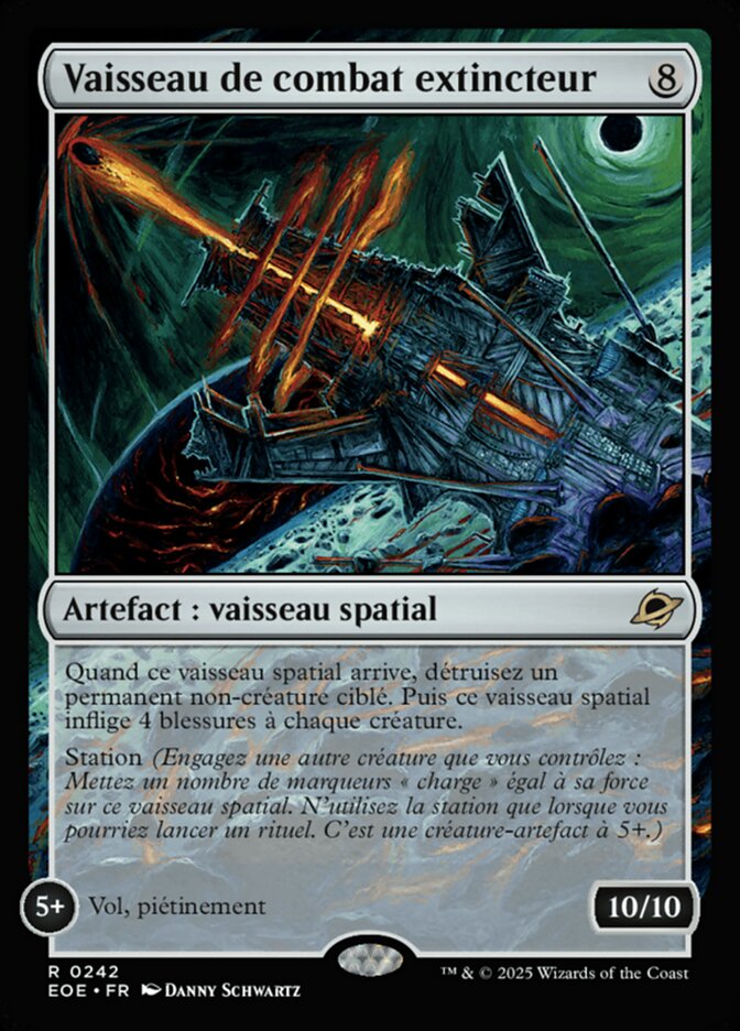 Vaisseau de combat extincteur