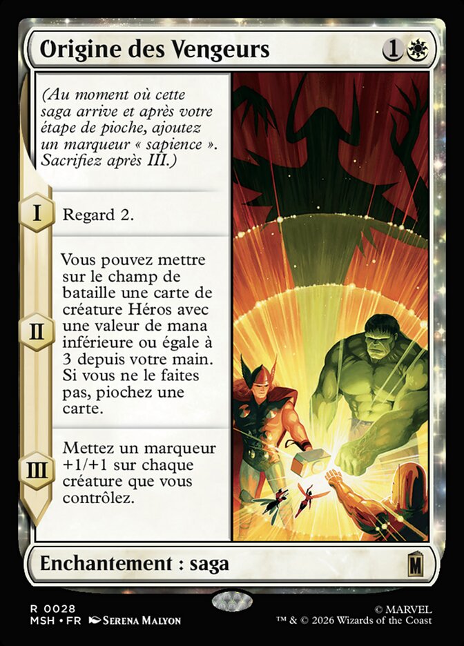 Origine des Vengeurs