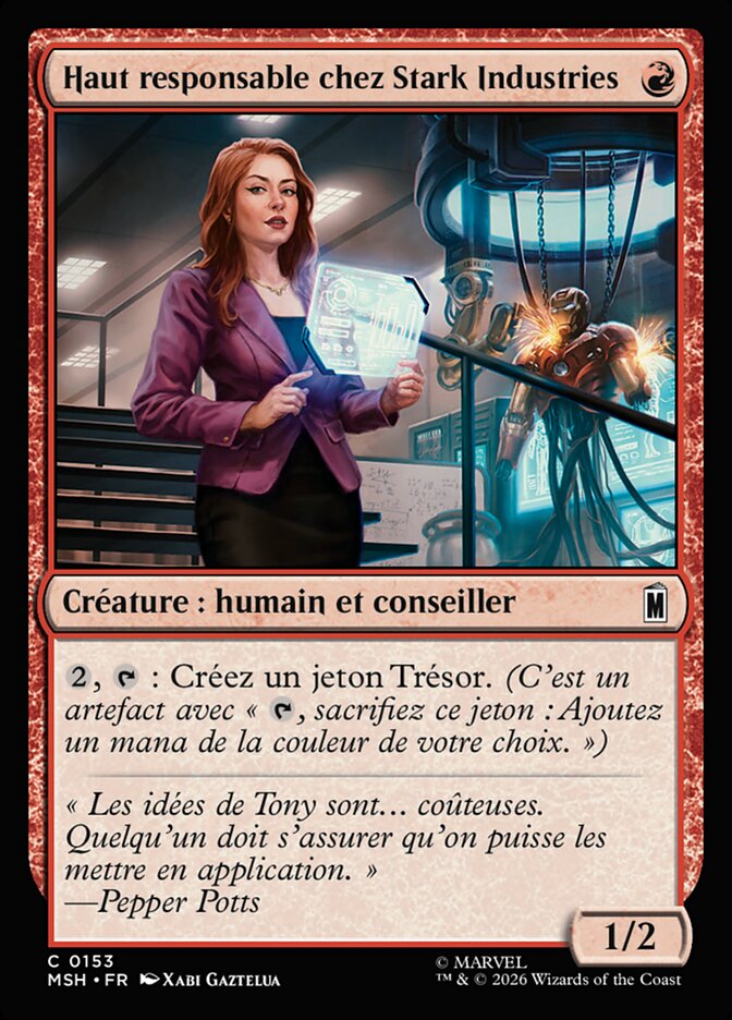 Haut responsable chez Stark Industries