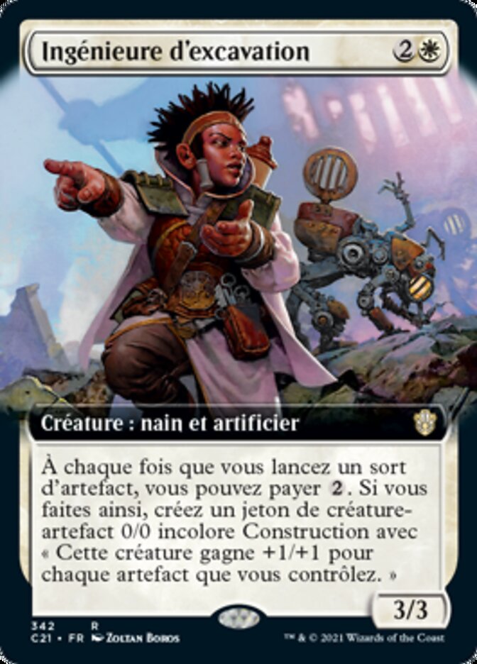 Ingénieure d'excavation