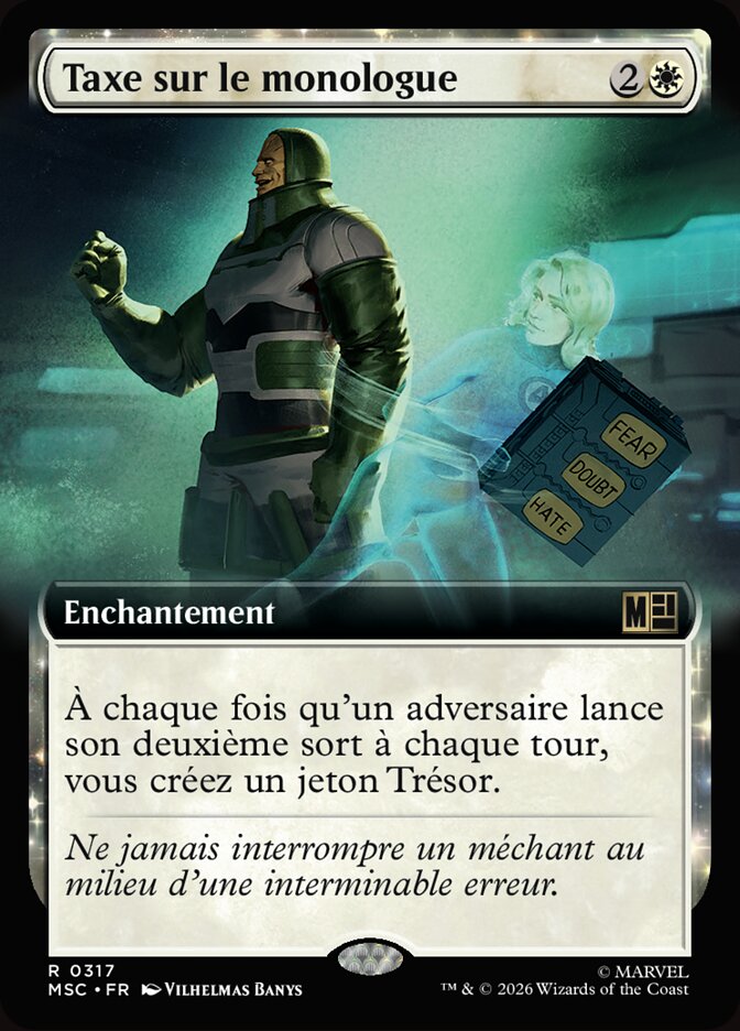 Taxe sur le monologue