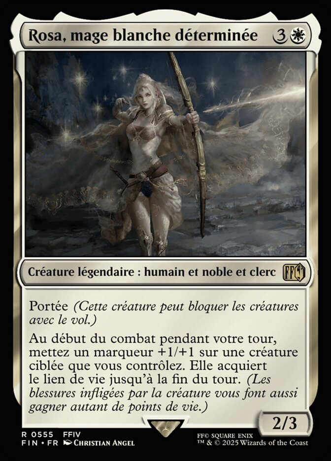 Rosa, mage blanche déterminée