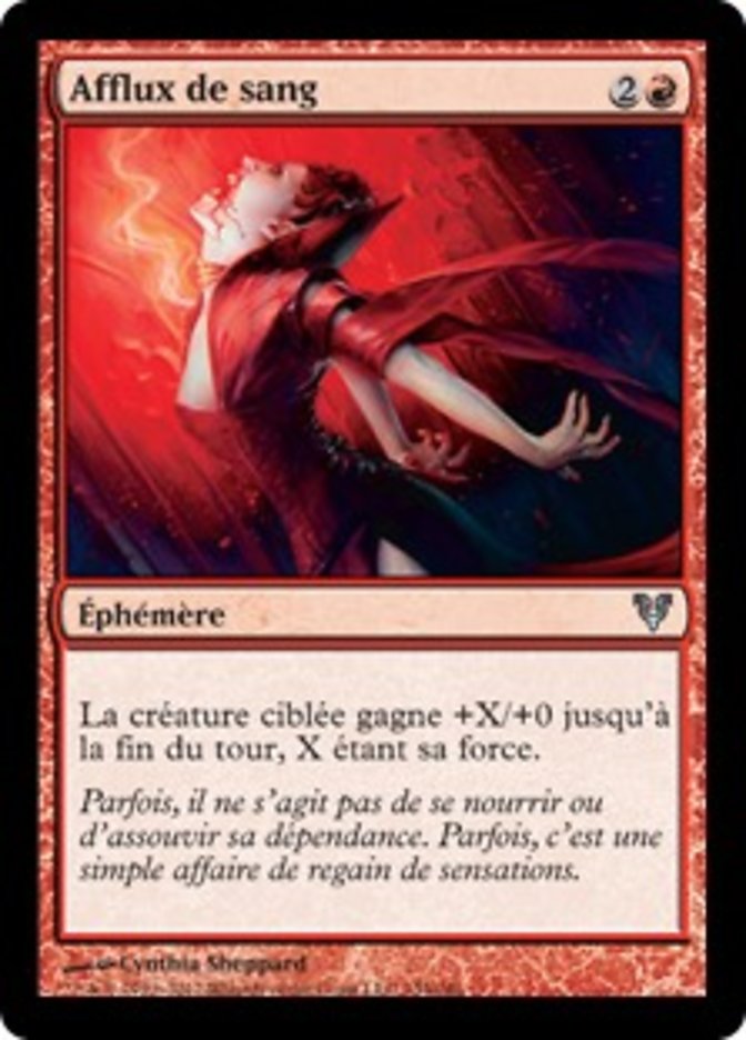 Afflux de sang