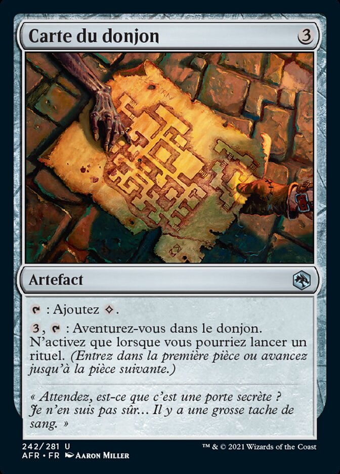 Carte du donjon