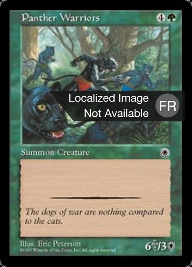 Guerrières panthères