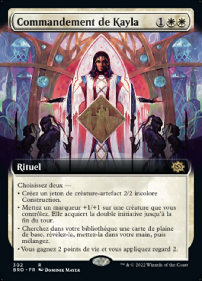 Commandement de Kayla