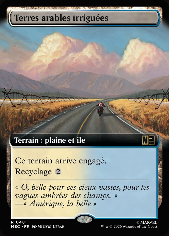 Terres arables irriguées